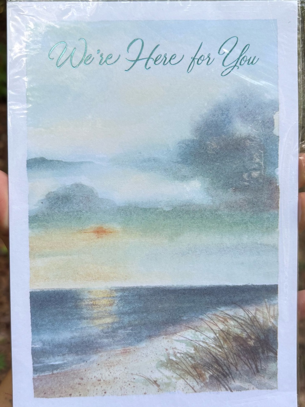 ~BUNDLE ONLY~NEW Image Craft "We're Here For You" Sympathy Card Add-On
